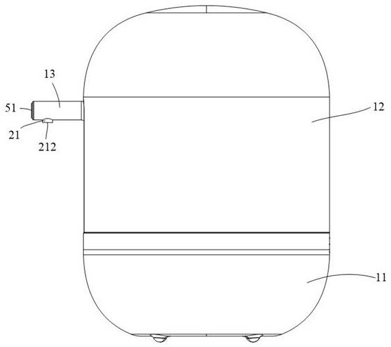 Vacuum fresh-keeping water intake system and vacuum fresh-keeping water extractor