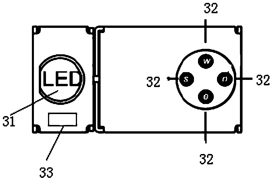 Gesture recognition system and method based on light sensing