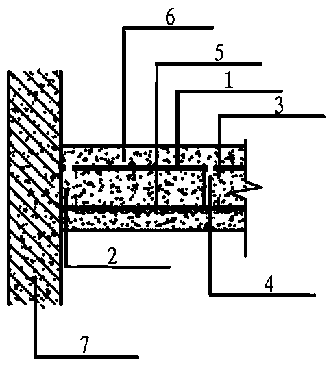 Cold bend lattice section steel compound gypsum wall body and preparation method thereof