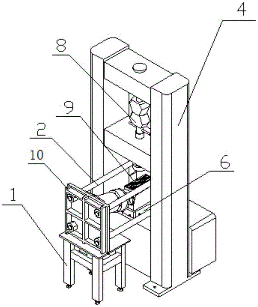 Testing method for testing compression-shear performance of jointed rock