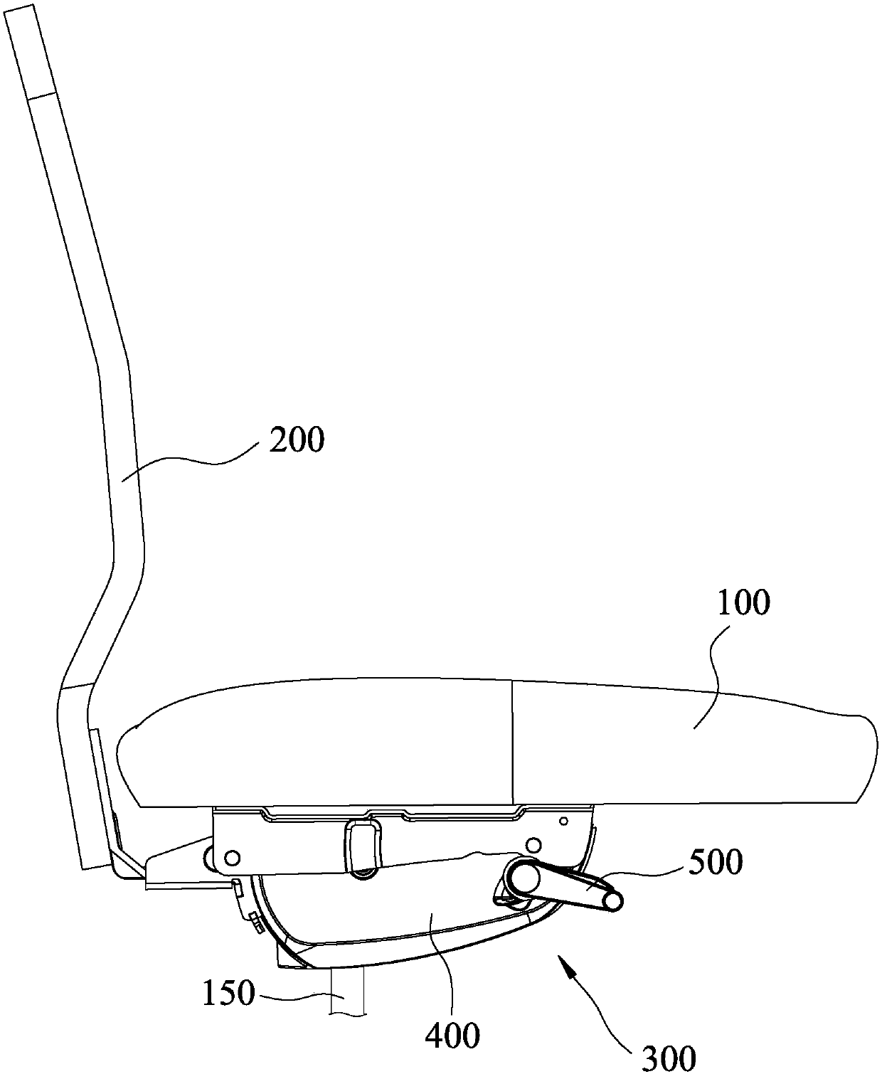 CHAIR BACK BUFFERING ADJUSTING device AND CHAIR INCLUDING THE SAME