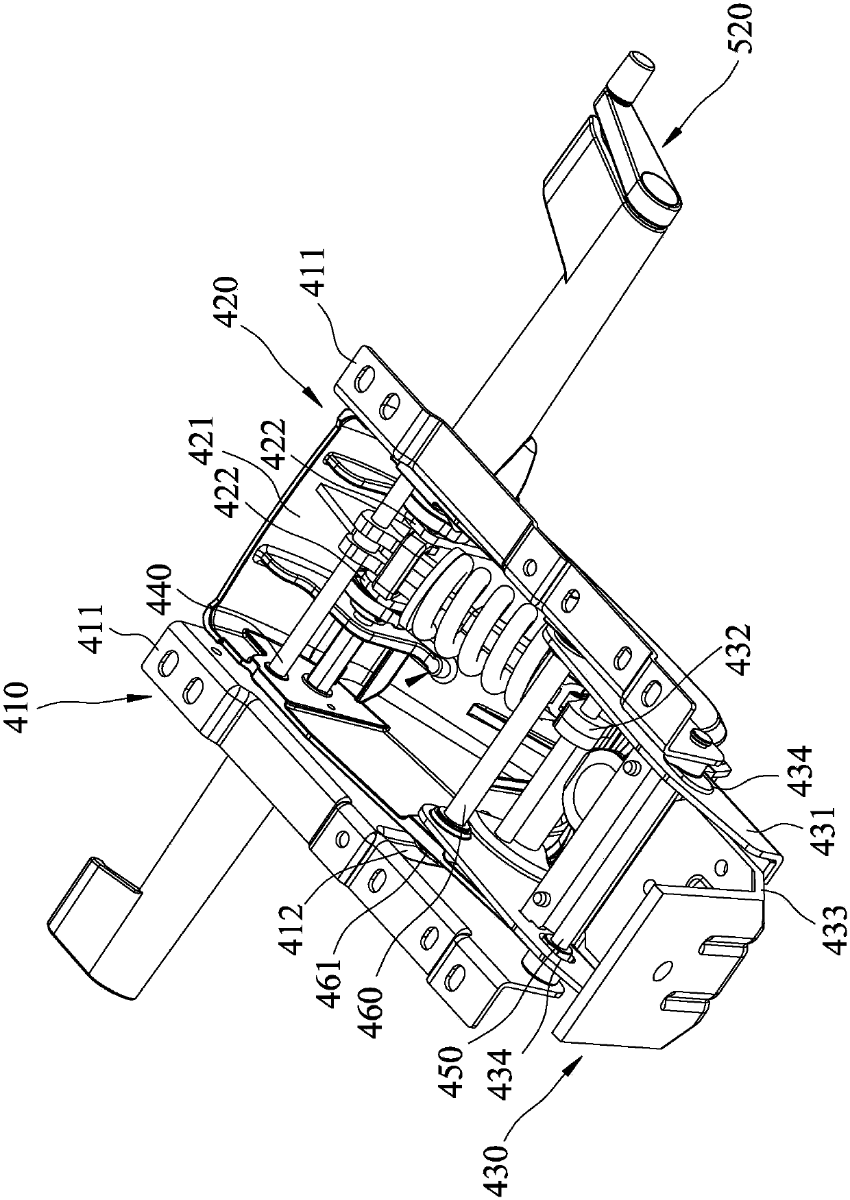 CHAIR BACK BUFFERING ADJUSTING device AND CHAIR INCLUDING THE SAME