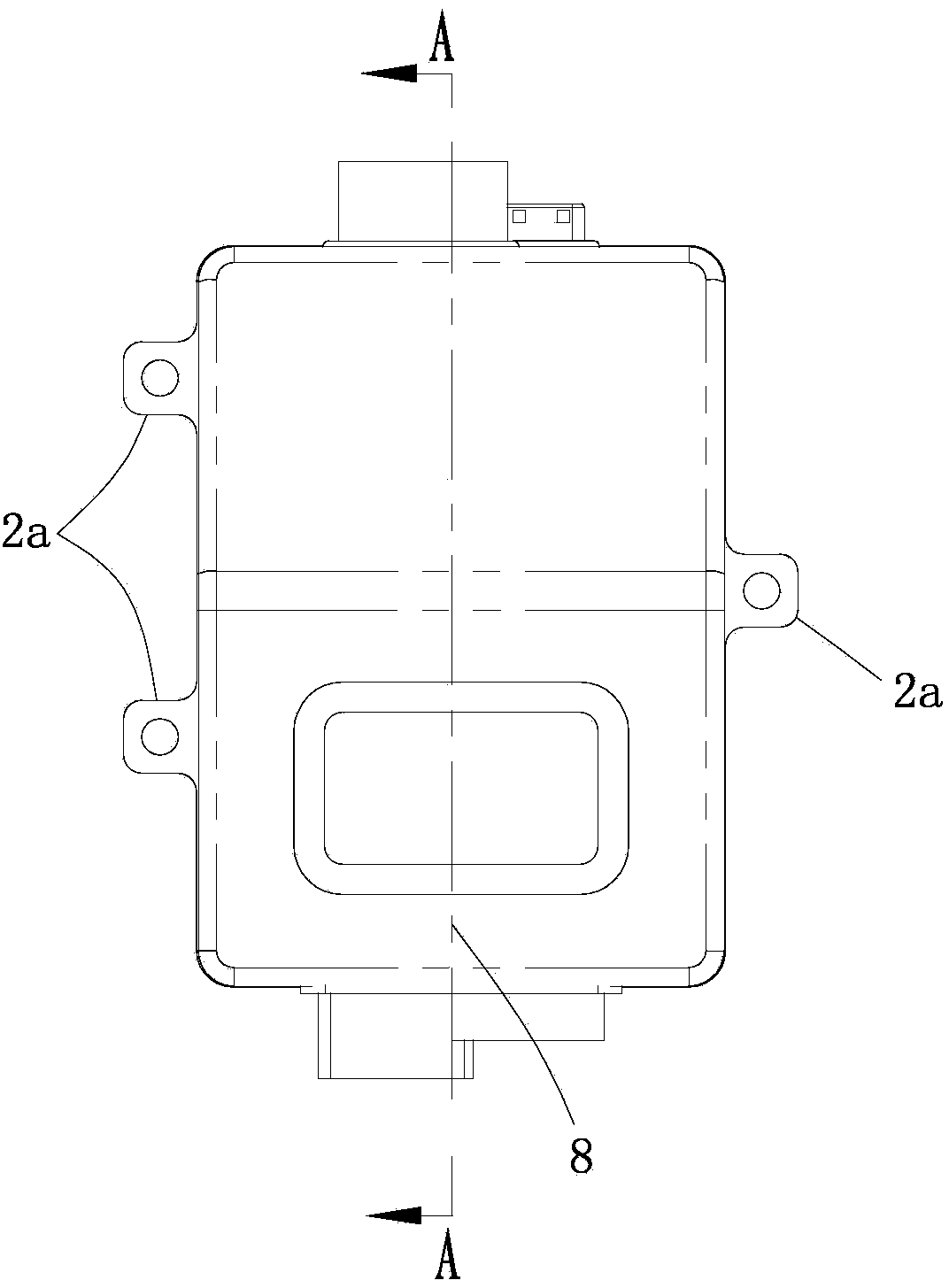 Automotive electric power steering controller assembly for preventing electromagnetic interferences and line to line interferences