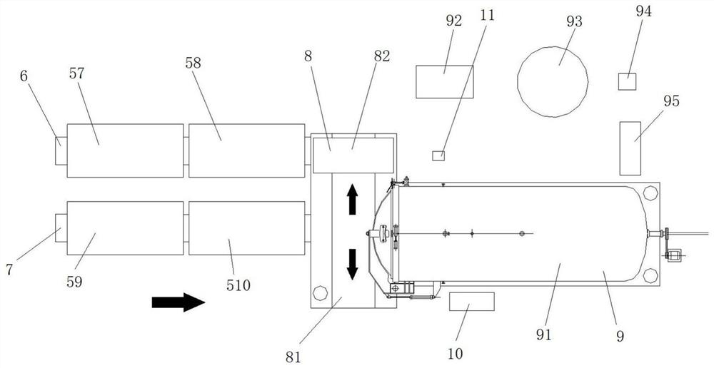 A kind of tile double-glass component production process