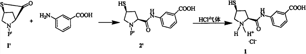 Novel preparation method of ertapenem side chain