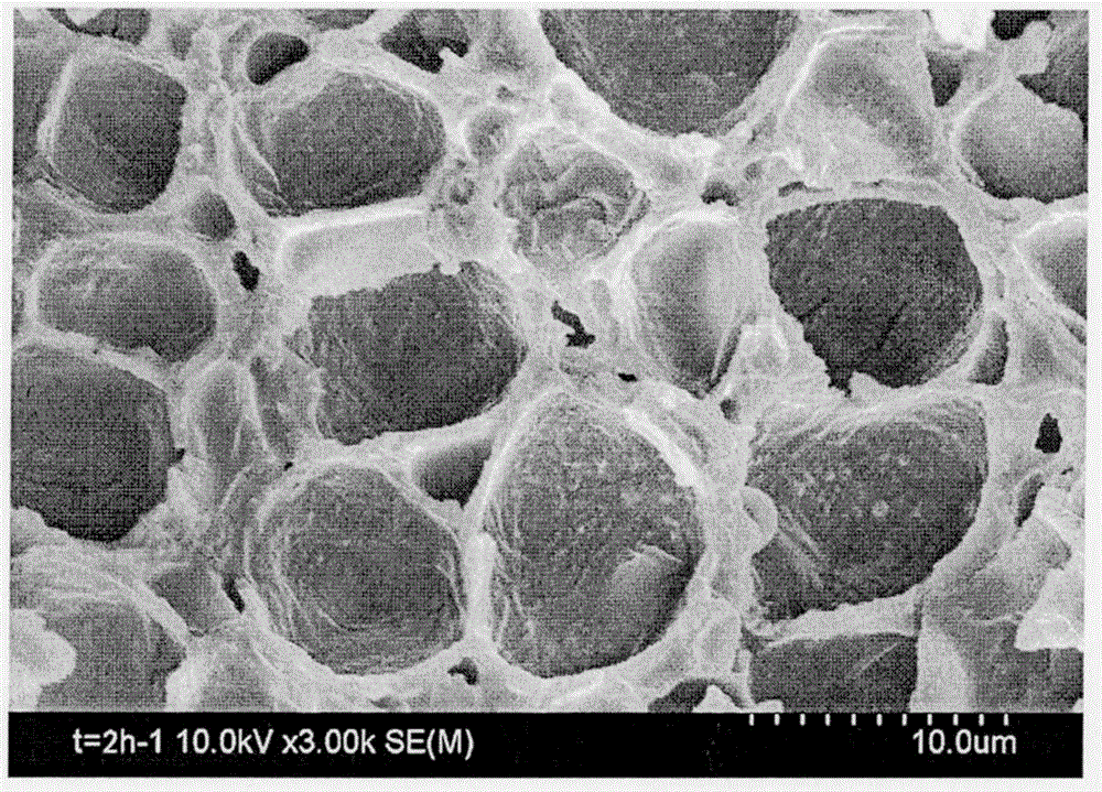 Composite ball containing self-assembly microcapsule and preparation method thereof