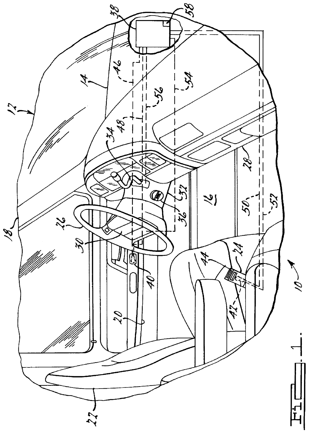 Exit iluminator assembly for a motor vehicle