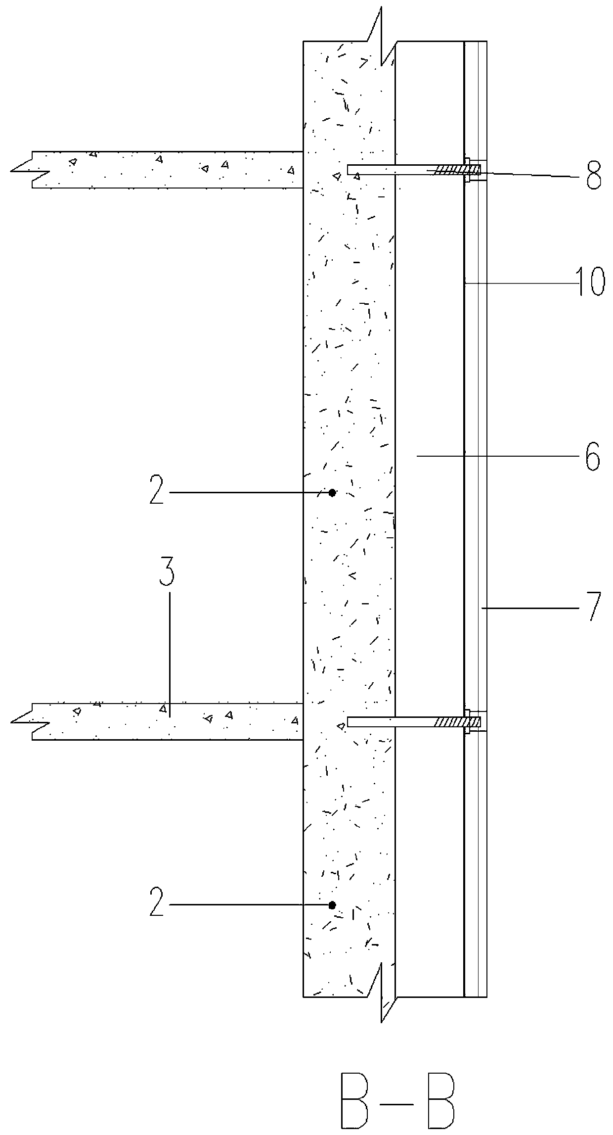 Fabricated seismic reinforcement and reconstruction structure of existing building and reconstruction construction method