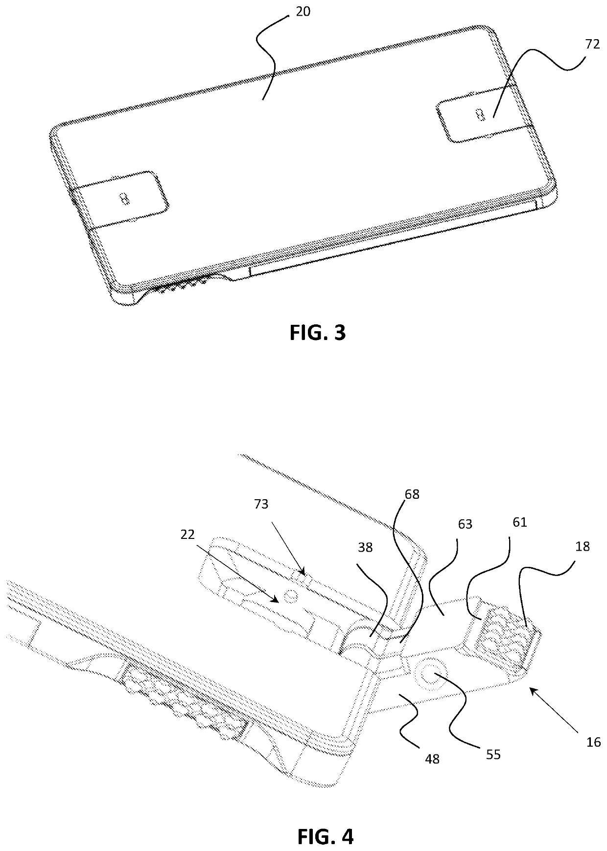 Compact mobile three-lead cardiac monitoring device