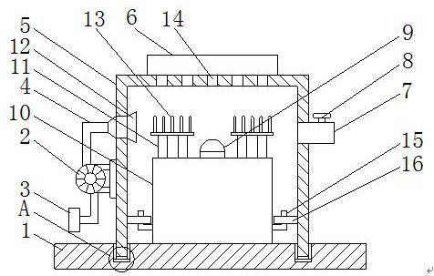 Computer intelligent heat dissipation system