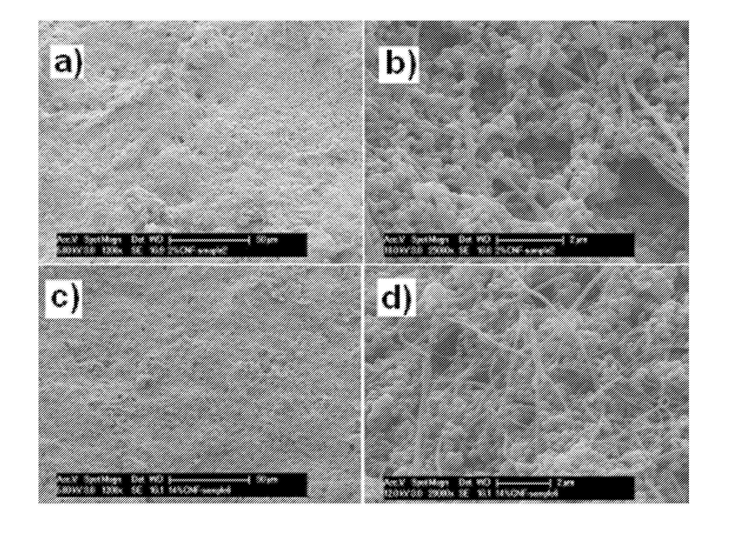 Liquid-repellent, large-area, electrically-conducting polymer composite coatings