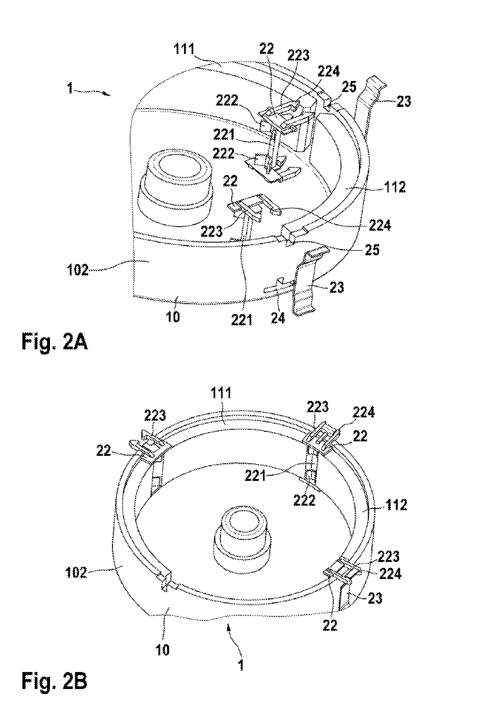 Magnet carrier for a pole housing