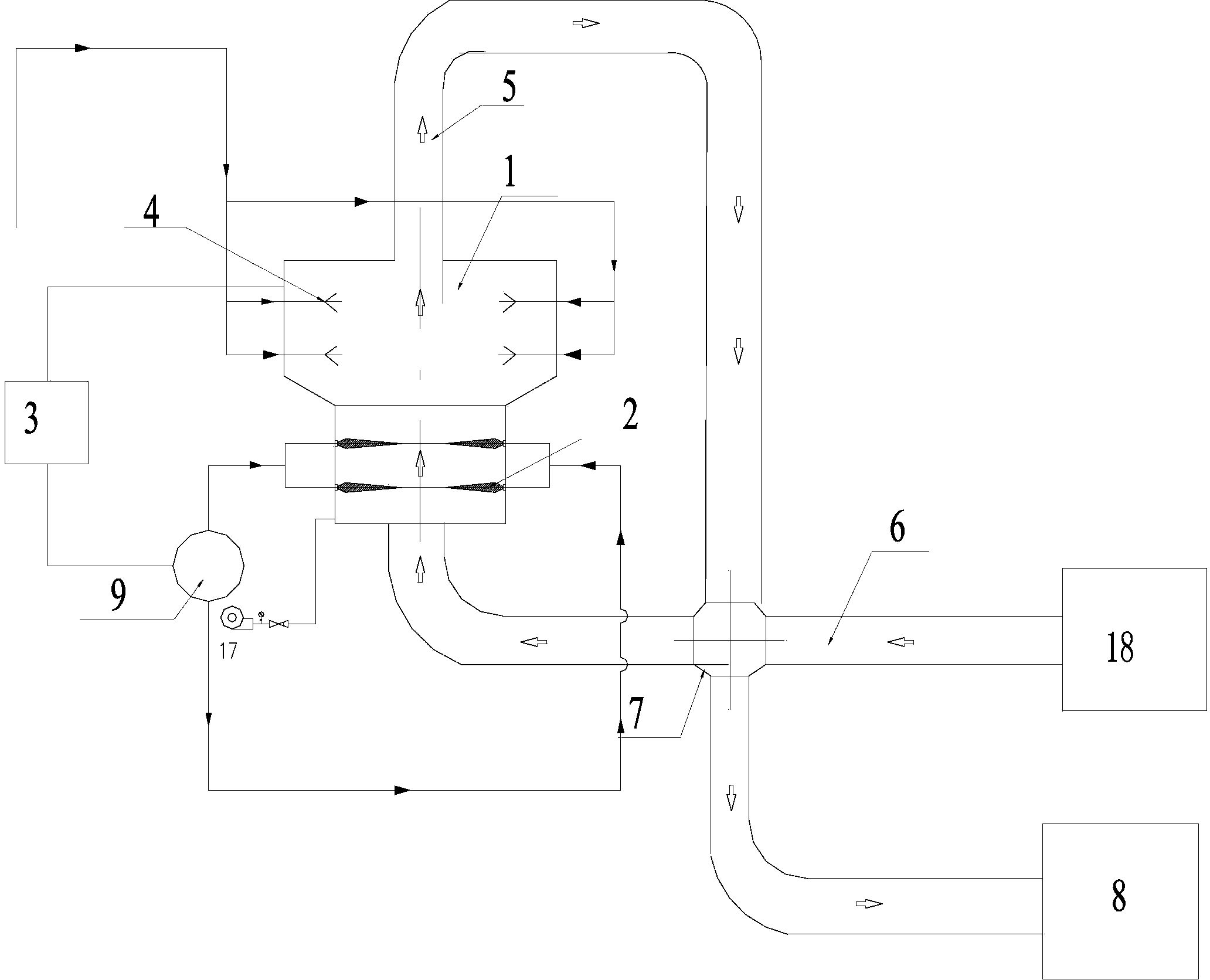 SNCR (Selective Non-catalytic Reduction) denitration device and denitration method