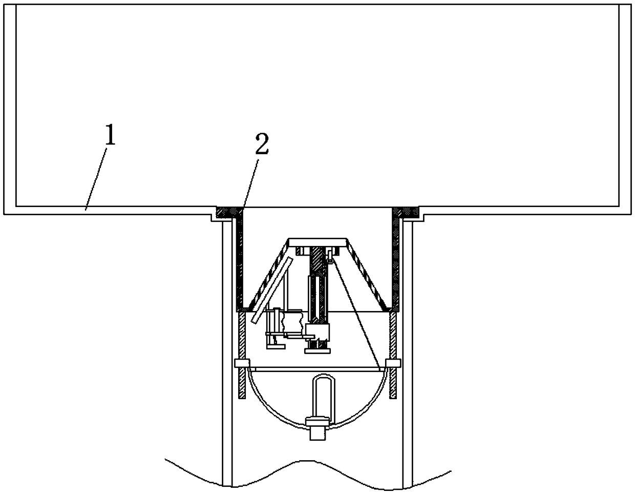 Anti-blocking vegetable washing sink for kitchen