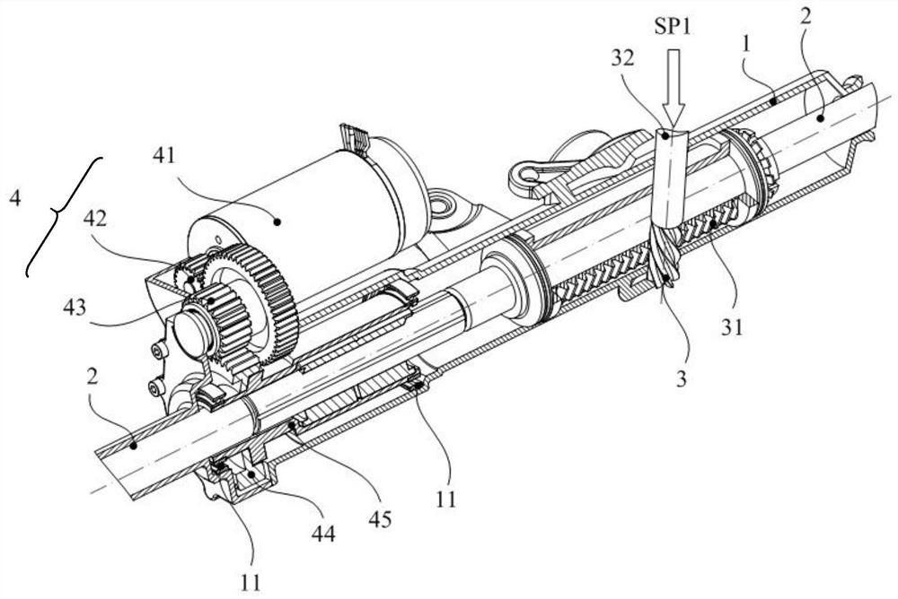 Vehicle double-kingpin differential independent steering system