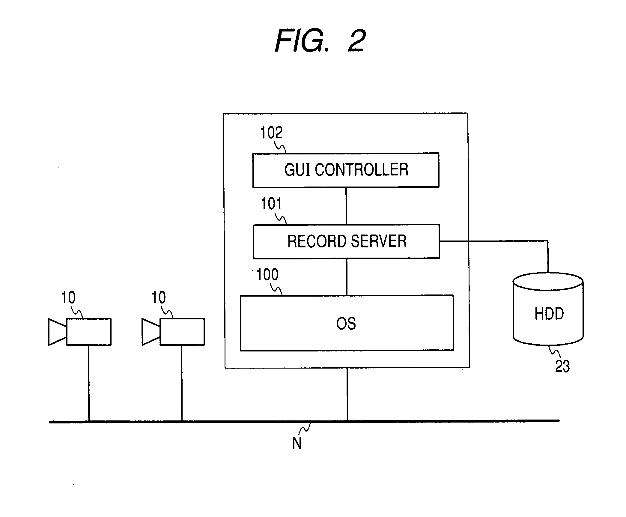 Image monitoring system and image monitoring program