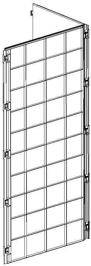 Quick-and-easy-assembly wall panels for integral bathroom and connecting method thereof