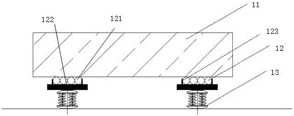 Support system of steam turbine generator unit