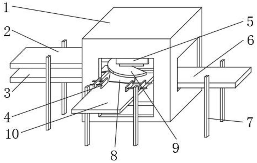 Logistics good sorting device