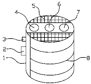 Environmental-friendly and energy-saving animal feeding device machine