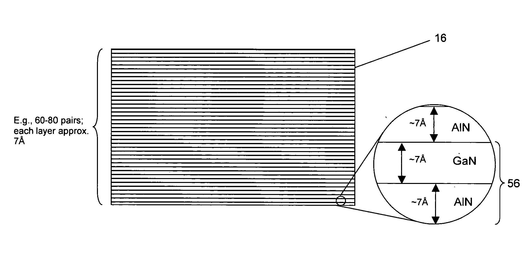 Superlattice strain relief layer for semiconductor devices