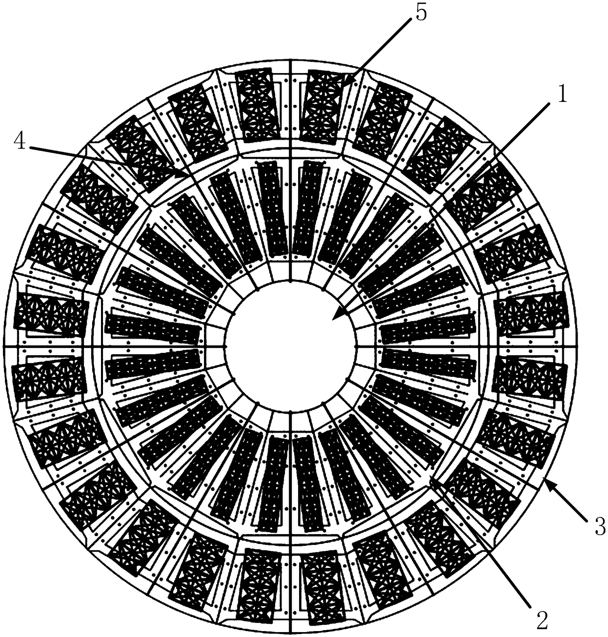 A Large Two-Stage Foldable Circular Planar Antenna