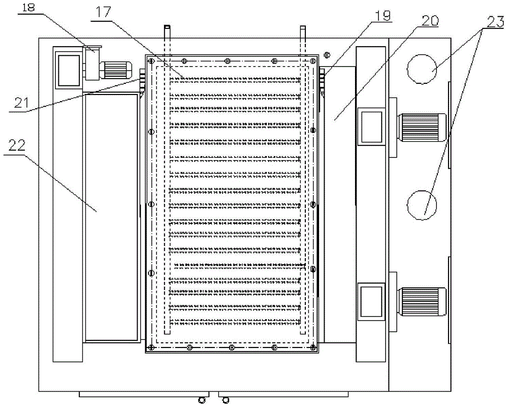 Integral cleaning type medicine drying box