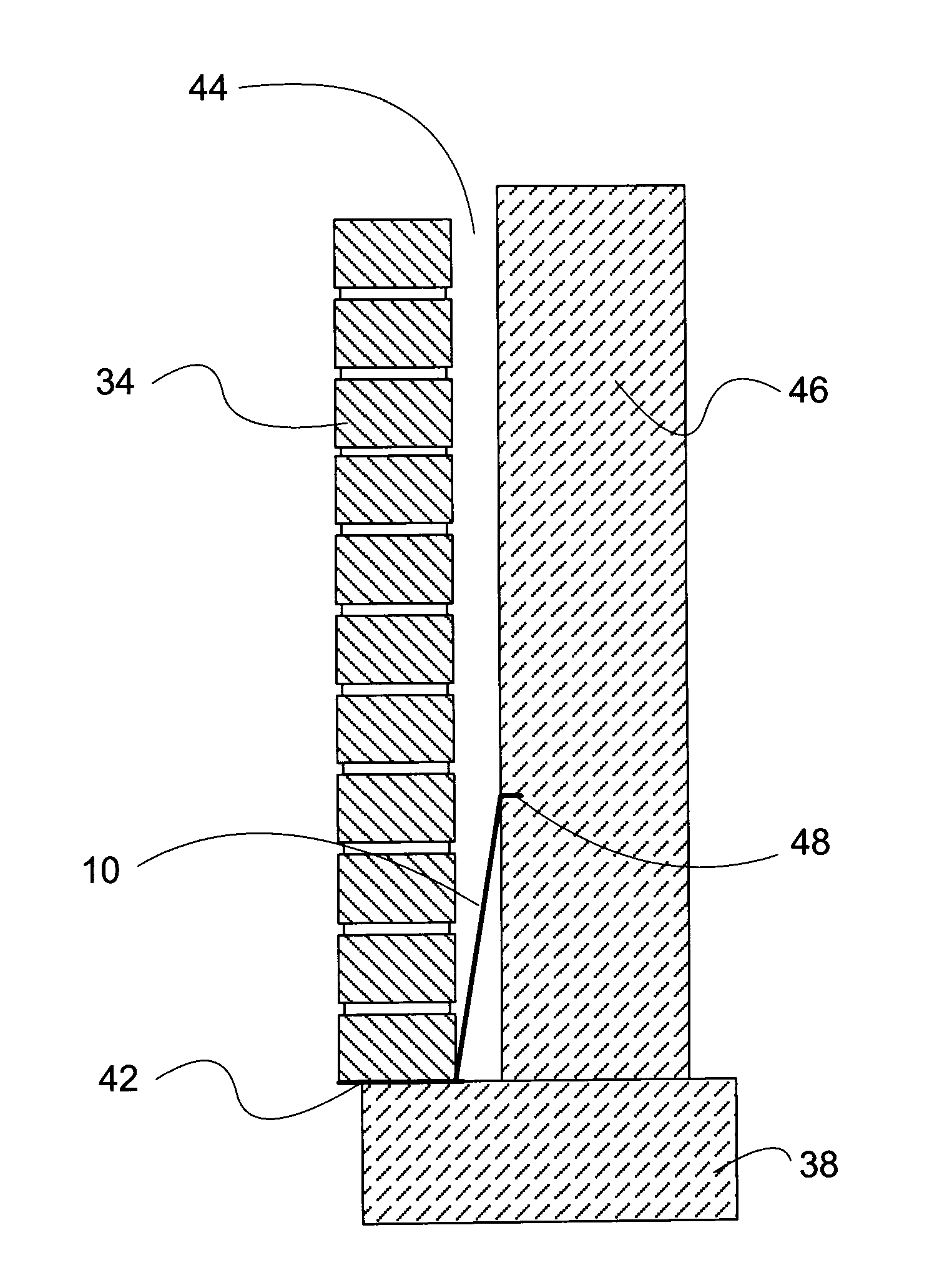 Through-wall masonry flashing and drainage device