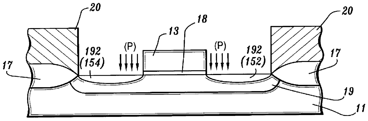 Semiconductor device having opposite-polarity region under channel