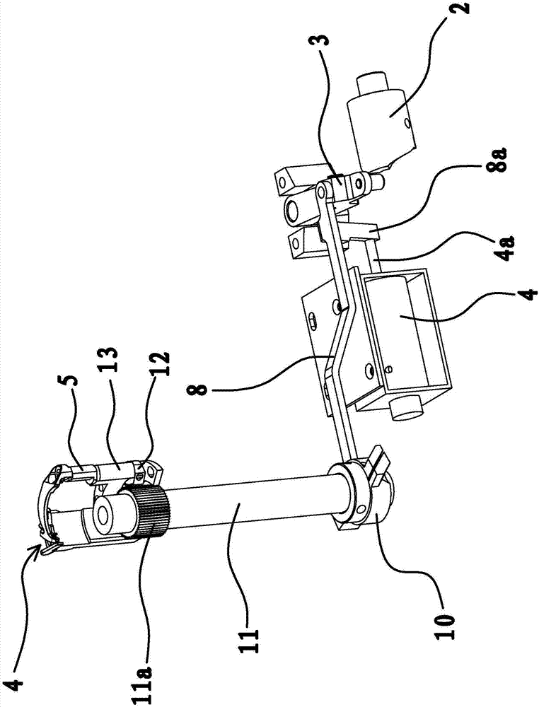 Thread trimming mechanism of sewing machine