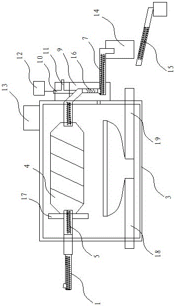 Combustion gas heating system of micro-negative pressure reaction kettle