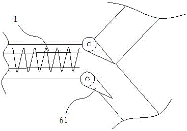 Combustion gas heating system of micro-negative pressure reaction kettle