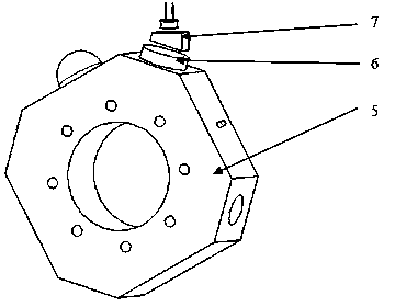 Novel light combination prism adjusting device