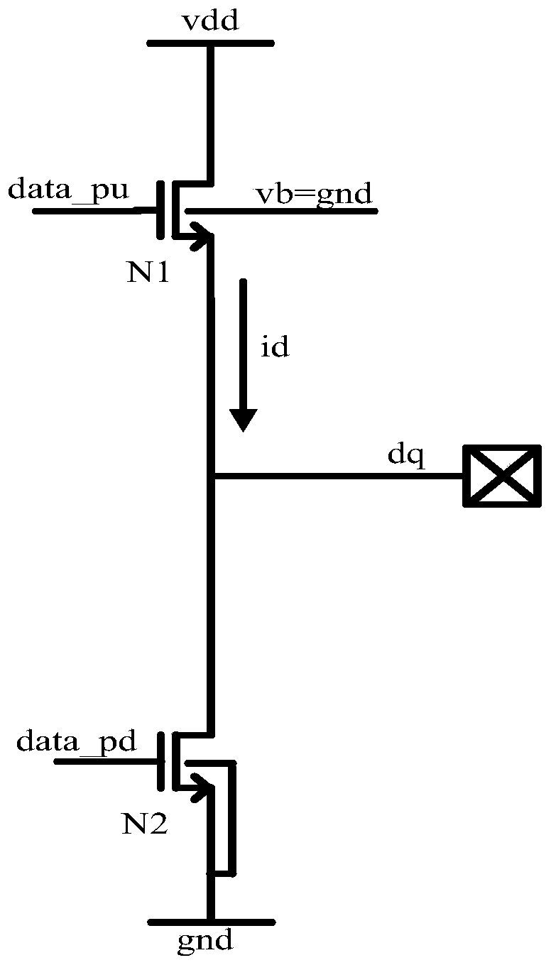 A DRAM output driving circuit and a method for reducing electric leakage thereof