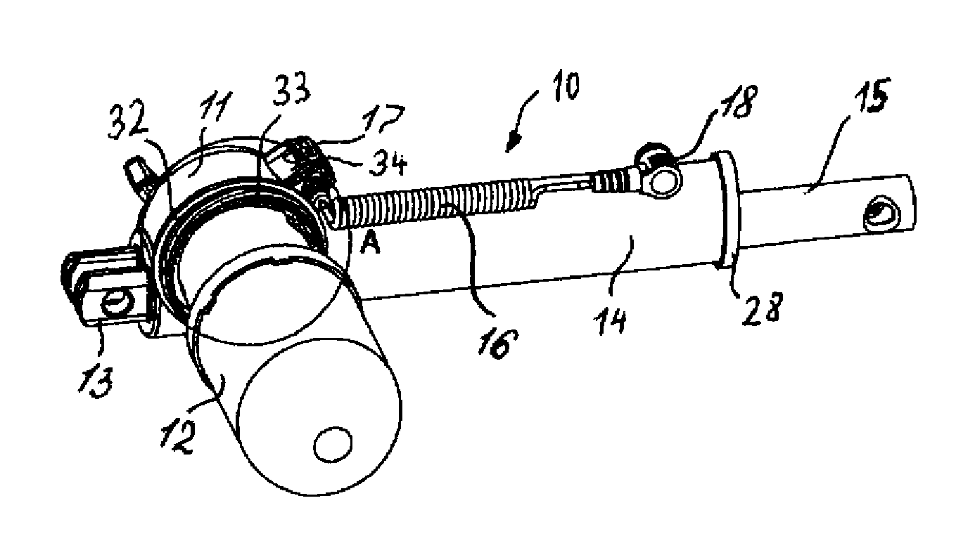 Electromotive linear drive