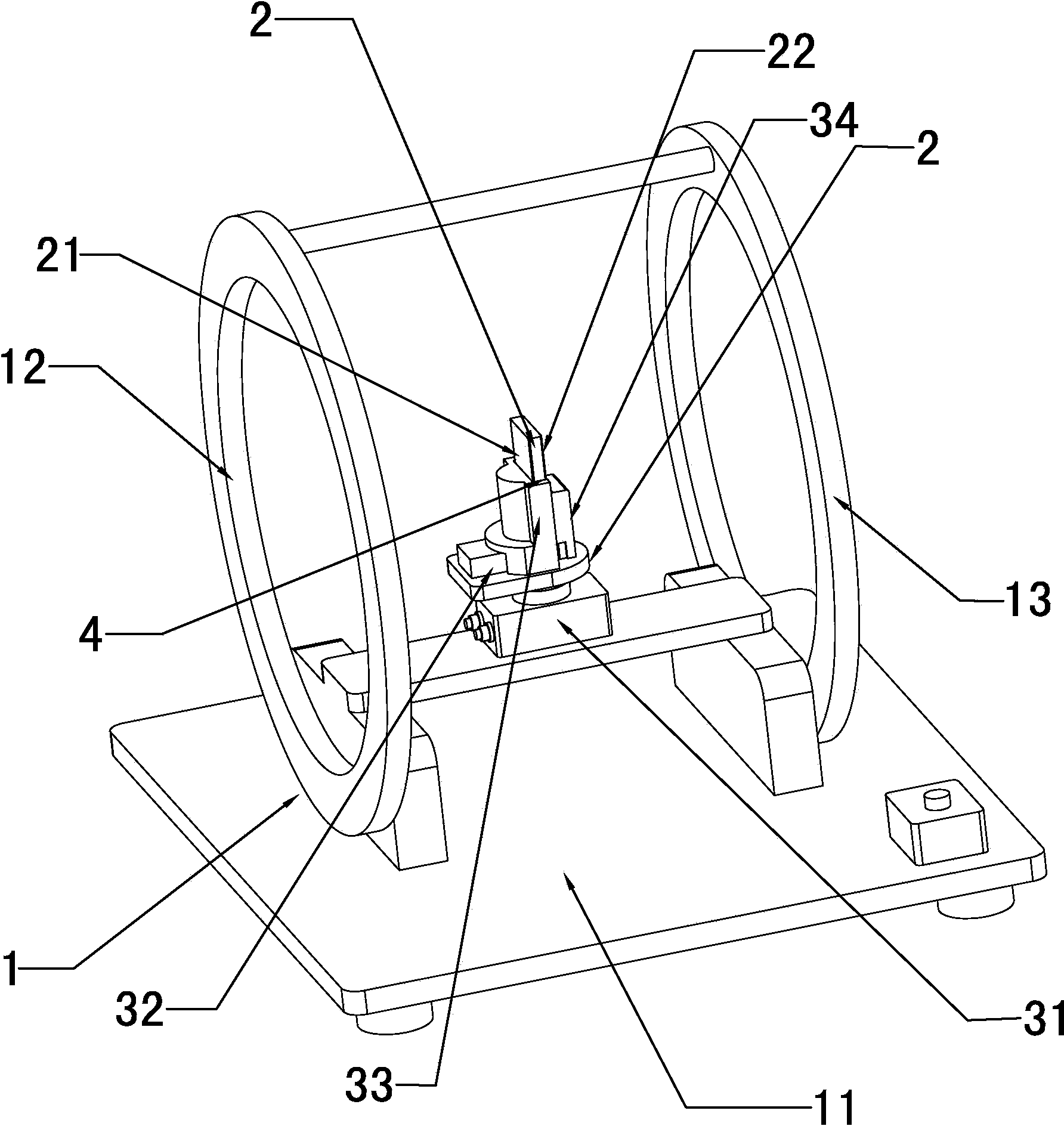 Method for measuring flux of magnetic element and device thereof