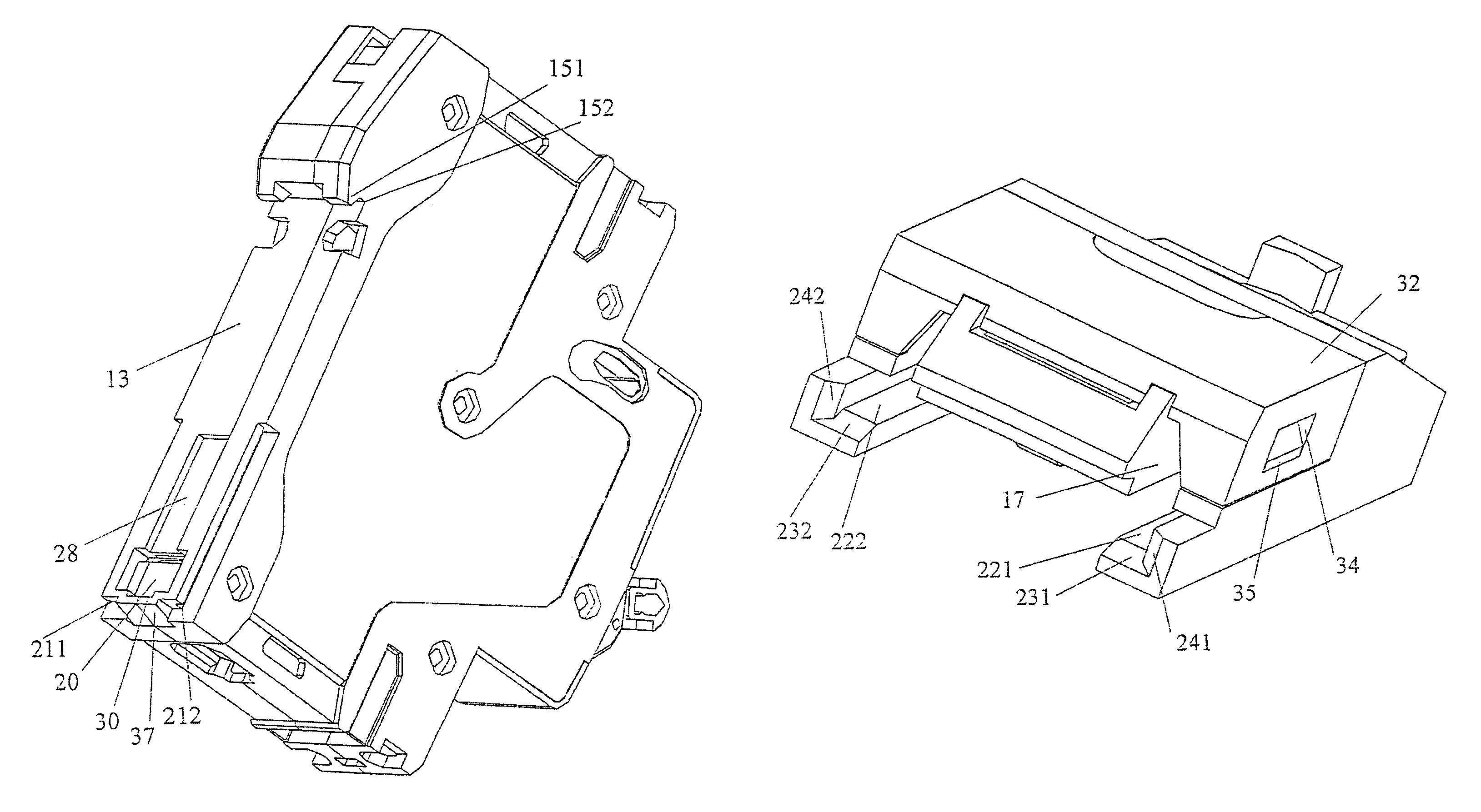 Mounting and fixing apparatus for analog-to-digital electrical equipment