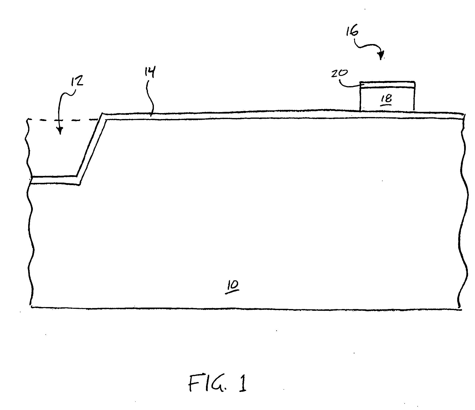 Image sensor with improved surface depletion