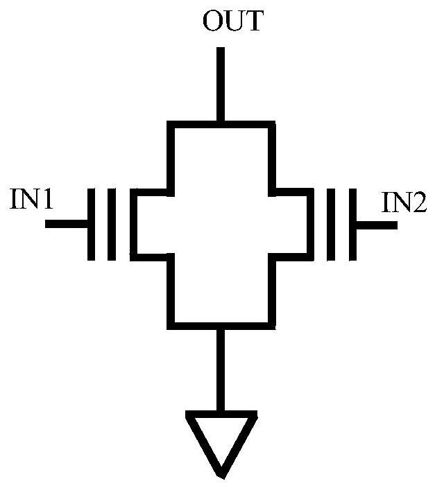 Analog content addressable memory based on multi-stage flash memory transistor