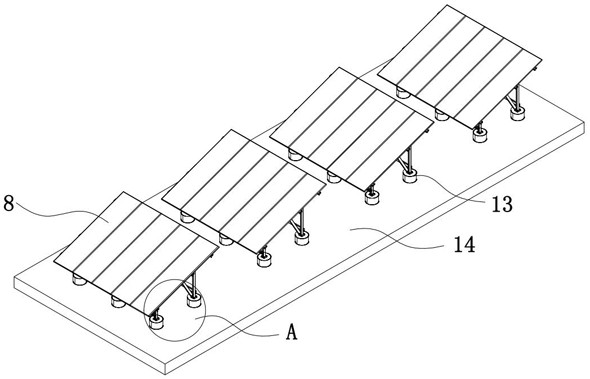 Solar cell packaging body and use method thereof