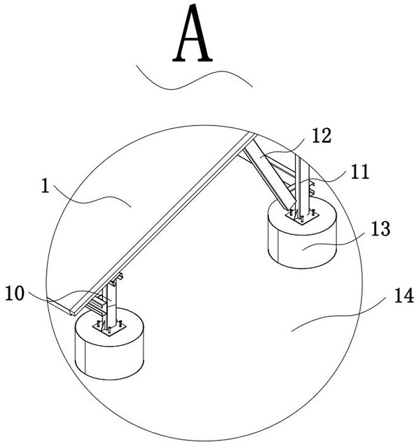 Solar cell packaging body and use method thereof