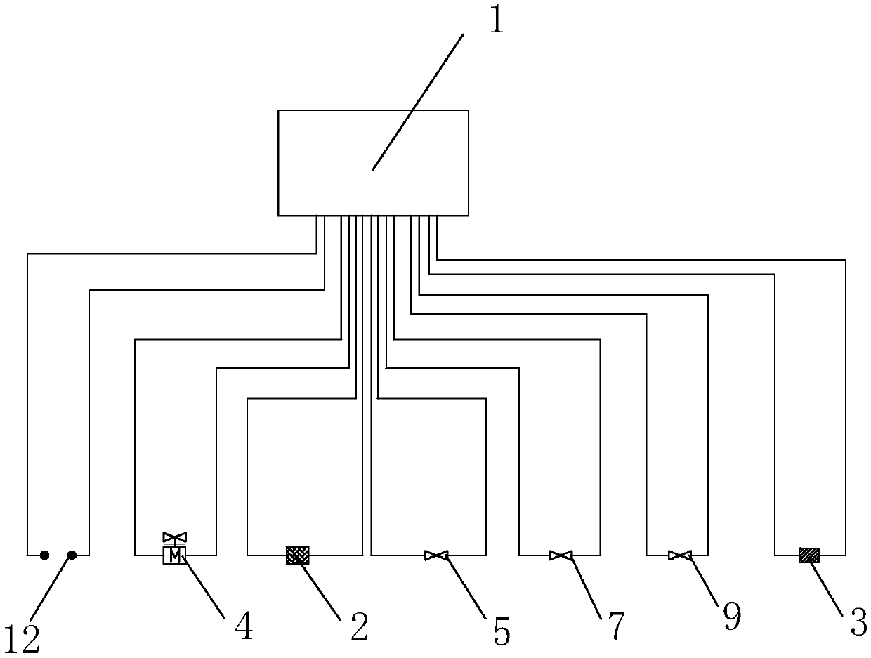 Water leakage protection device for household water purifier and application method thereof