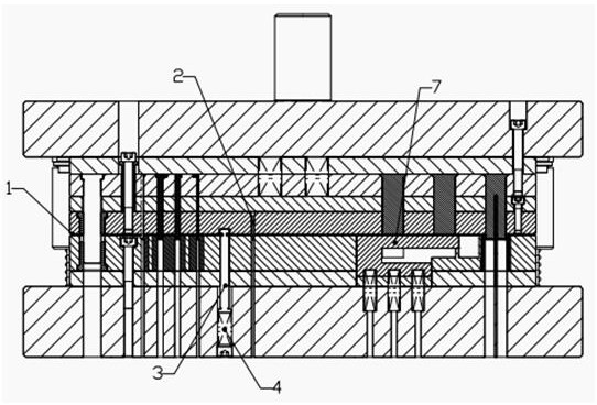 Machining method for spring embracing part