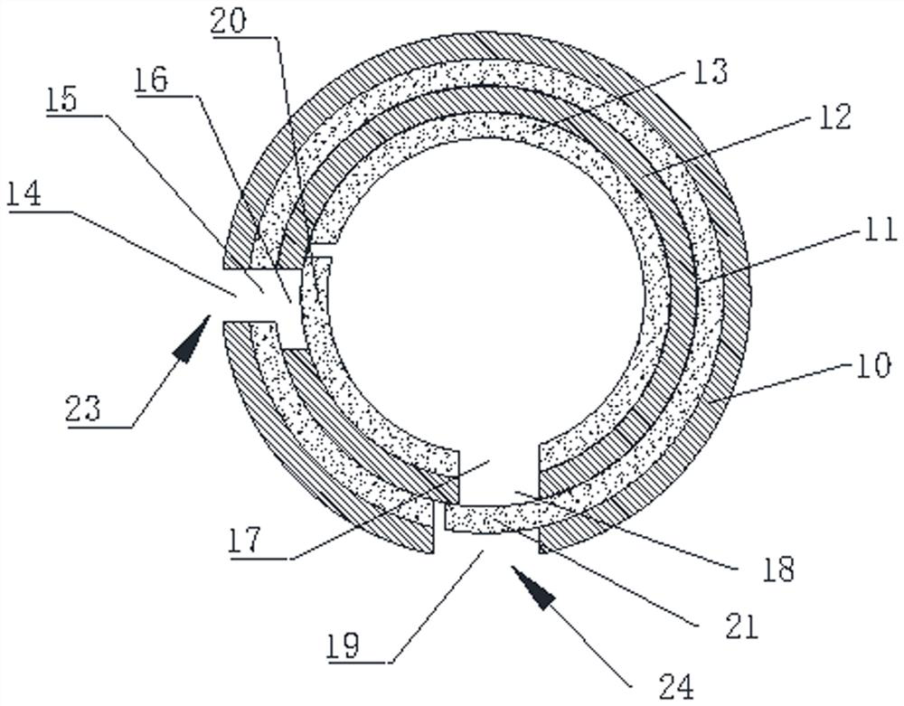 A pre-separation method and diamond-based separation device for fluorine-containing waste