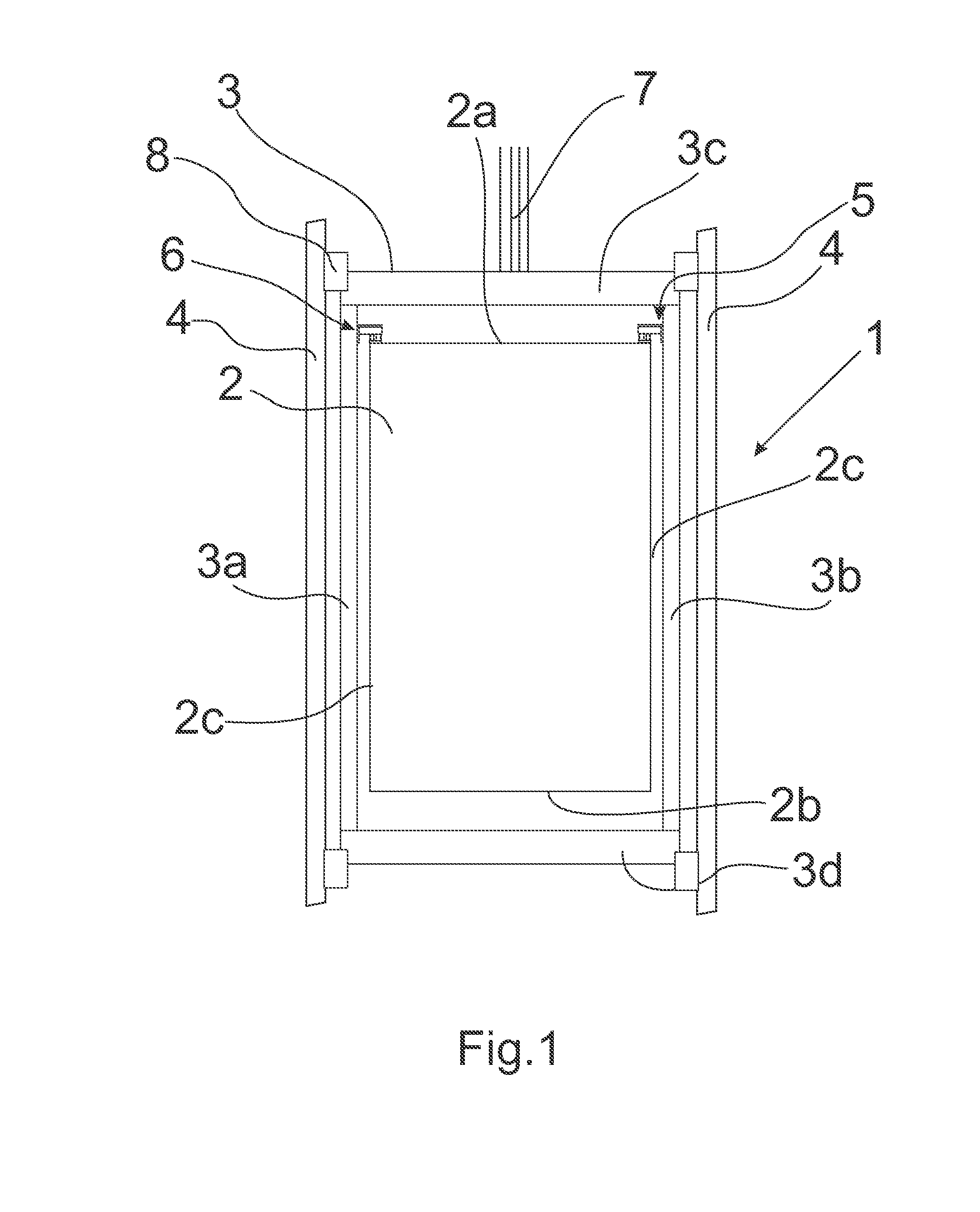 Elevator car arrangement and a connection element