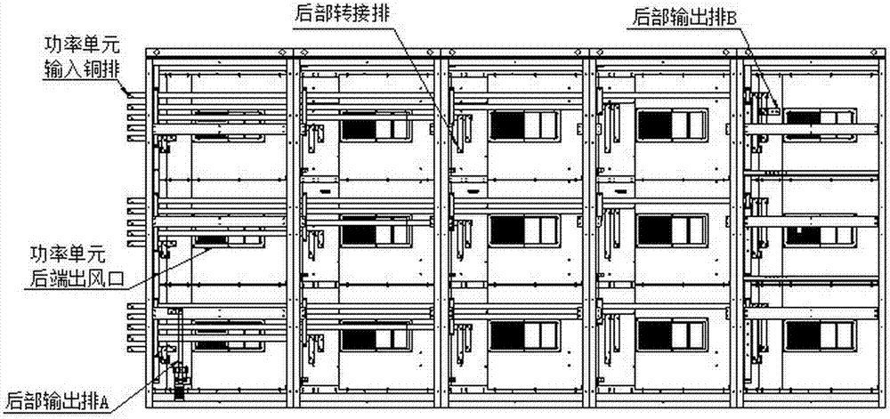 A structural device for cascaded non-phase power supply converters