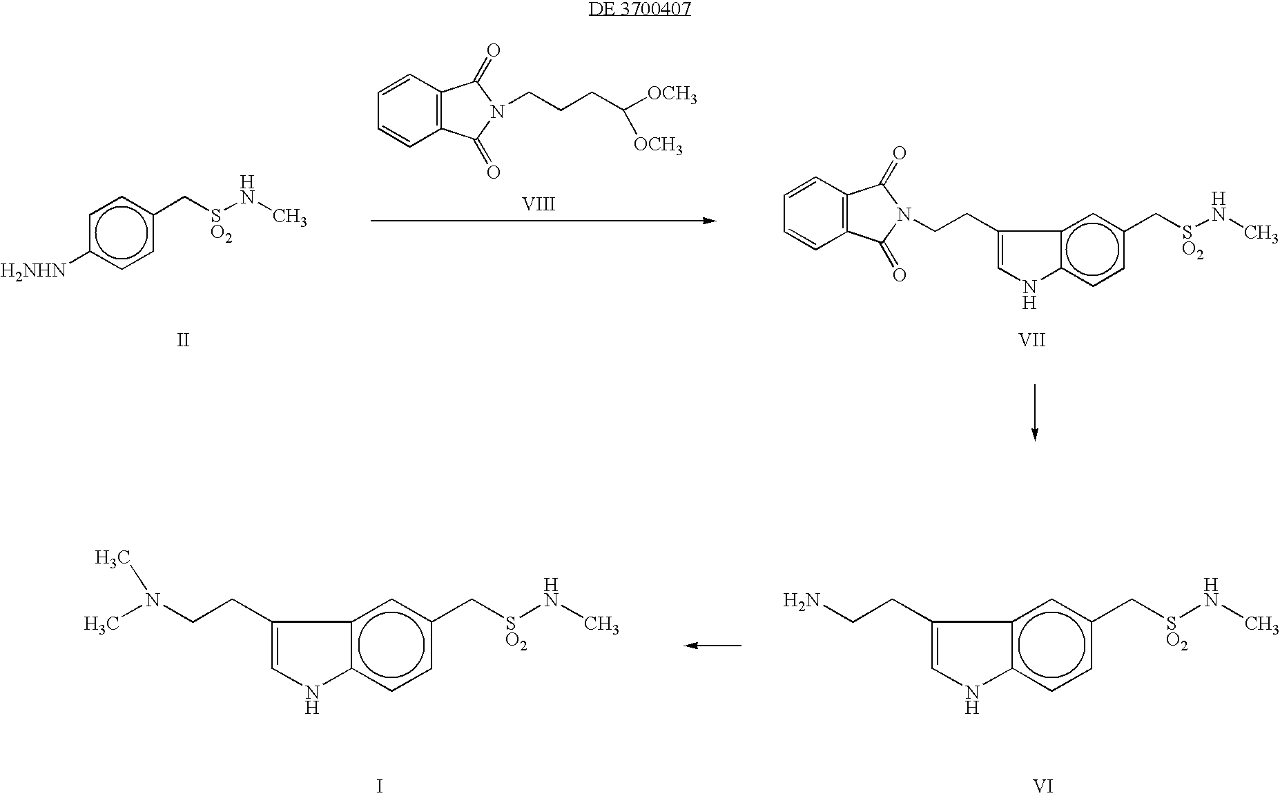 A novel process for preparation of indole derivatives