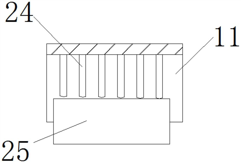 A dehydration device for composite cloth