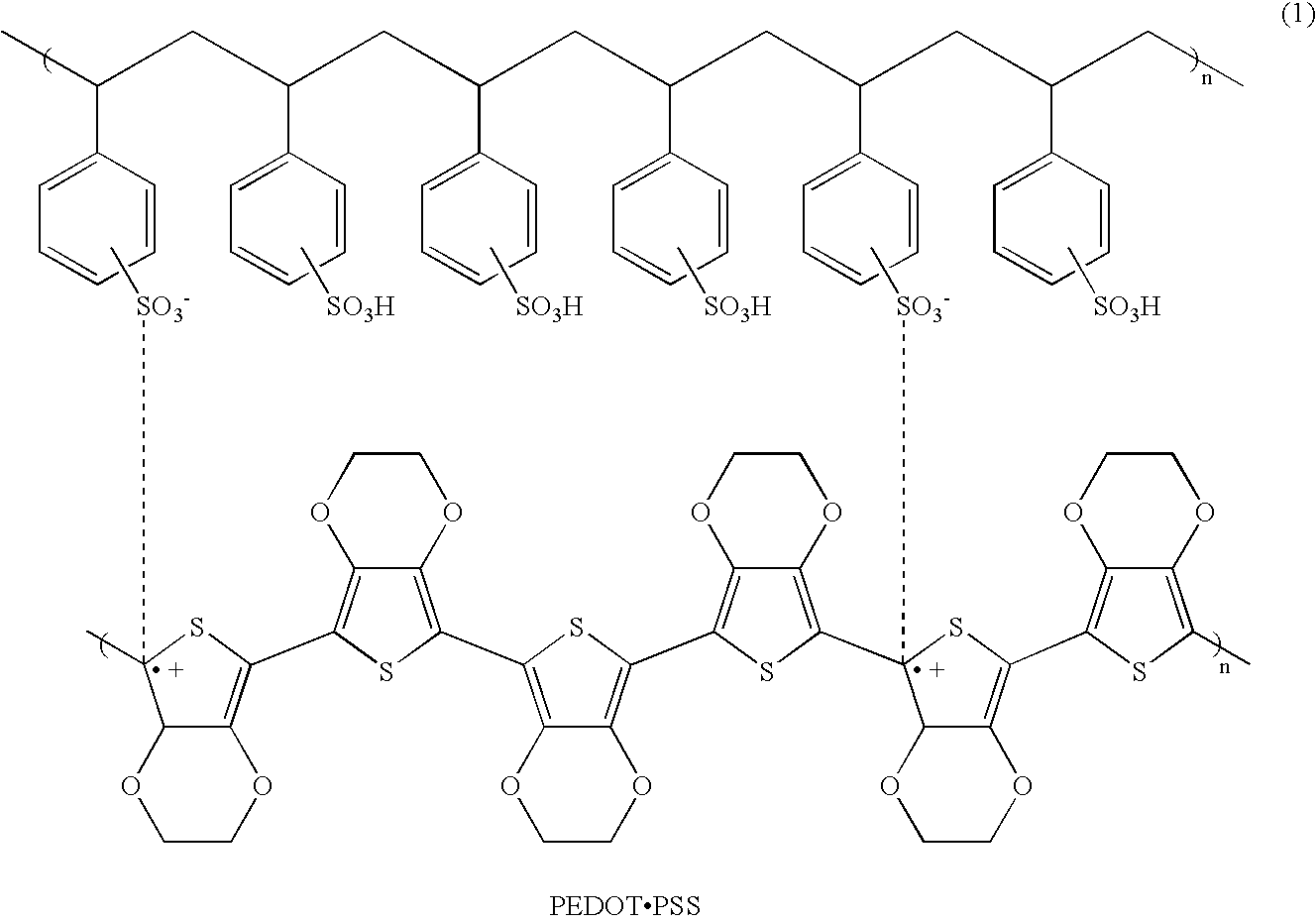 Ink for forming a hole injection layer of organic EL display devices and manufacturing method thereof, organic EL display devices, and manufacturing method of the same