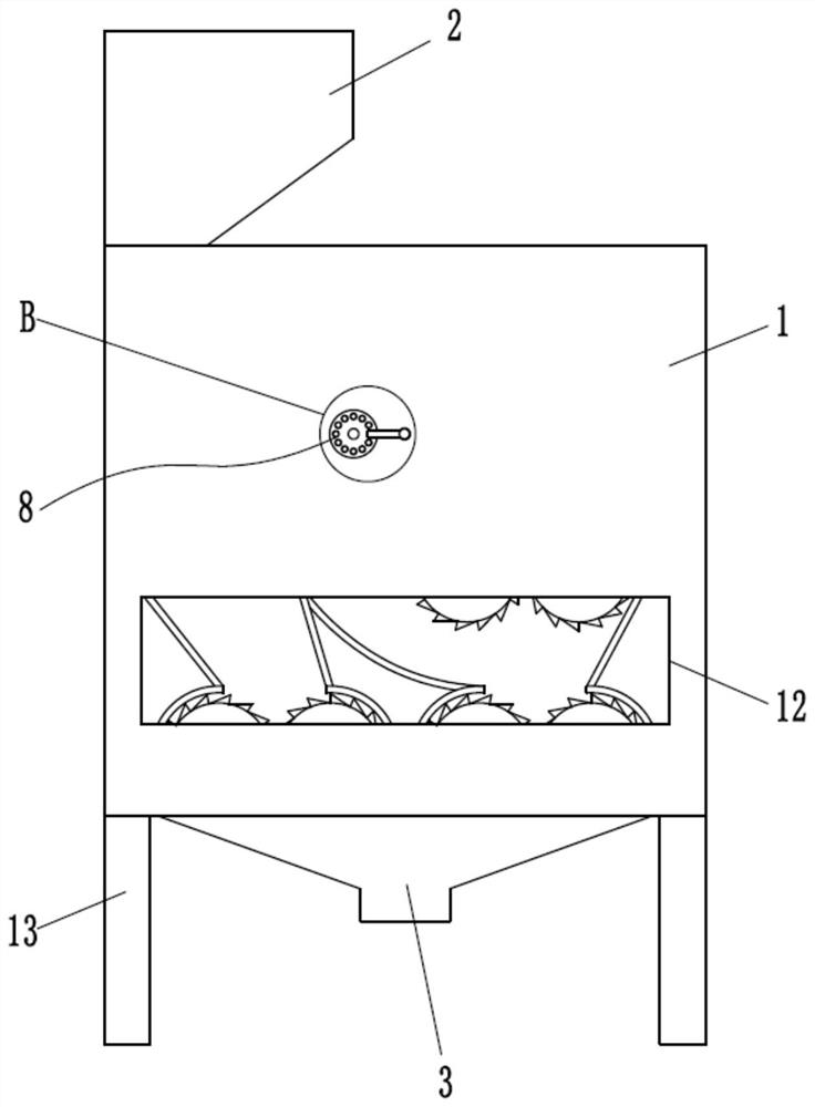 Recycling device for engineering muck treatment